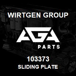 103373 Wirtgen Group SLIDING PLATE | AGA Parts