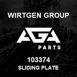 103374 Wirtgen Group SLIDING PLATE | AGA Parts