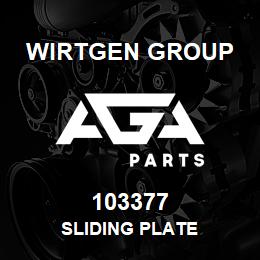 103377 Wirtgen Group SLIDING PLATE | AGA Parts