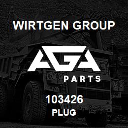 103426 Wirtgen Group PLUG | AGA Parts