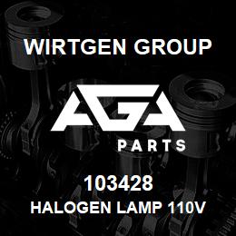 103428 Wirtgen Group HALOGEN LAMP 110V | AGA Parts