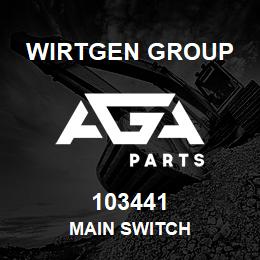 103441 Wirtgen Group MAIN SWITCH | AGA Parts