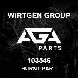 103546 Wirtgen Group BURNT PART | AGA Parts