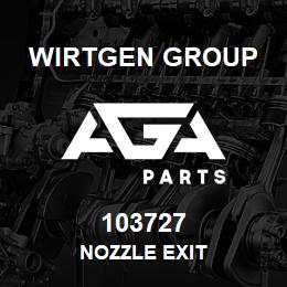 103727 Wirtgen Group NOZZLE EXIT | AGA Parts