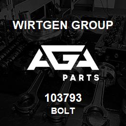 103793 Wirtgen Group BOLT | AGA Parts