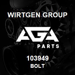 103949 Wirtgen Group BOLT | AGA Parts
