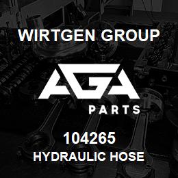 104265 Wirtgen Group HYDRAULIC HOSE | AGA Parts