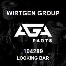 104289 Wirtgen Group LOCKING BAR | AGA Parts