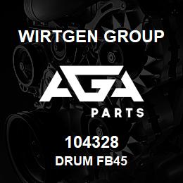 104328 Wirtgen Group DRUM FB45 | AGA Parts