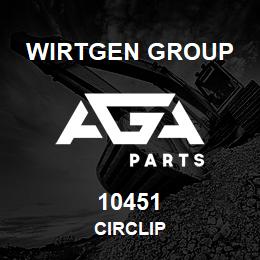 10451 Wirtgen Group CIRCLIP | AGA Parts
