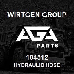 104512 Wirtgen Group HYDRAULIC HOSE | AGA Parts