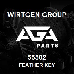 55502 Wirtgen Group FEATHER KEY | AGA Parts