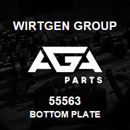 55563 Wirtgen Group BOTTOM PLATE | AGA Parts