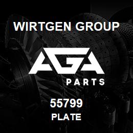 55799 Wirtgen Group PLATE | AGA Parts