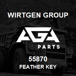 55870 Wirtgen Group FEATHER KEY | AGA Parts