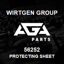 56252 Wirtgen Group PROTECTING SHEET | AGA Parts