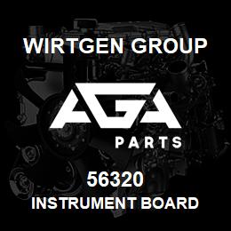 56320 Wirtgen Group INSTRUMENT BOARD | AGA Parts