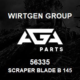 56335 Wirtgen Group SCRAPER BLADE B 145 R | AGA Parts