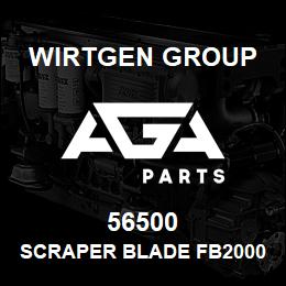 56500 Wirtgen Group SCRAPER BLADE FB2000 | AGA Parts