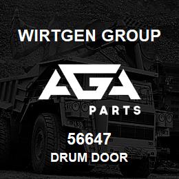 56647 Wirtgen Group DRUM DOOR | AGA Parts