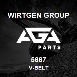 5667 Wirtgen Group V-BELT | AGA Parts