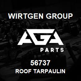 56737 Wirtgen Group ROOF TARPAULIN | AGA Parts