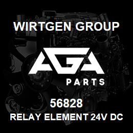 56828 Wirtgen Group RELAY ELEMENT 24V DC | AGA Parts