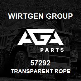 57292 Wirtgen Group TRANSPARENT ROPE | AGA Parts