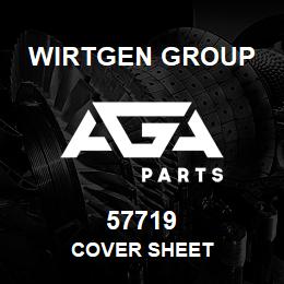 57719 Wirtgen Group COVER SHEET | AGA Parts