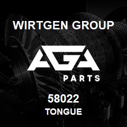 58022 Wirtgen Group TONGUE | AGA Parts