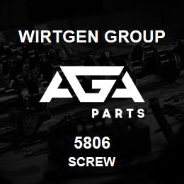 5806 Wirtgen Group SCREW | AGA Parts