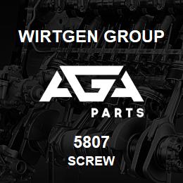 5807 Wirtgen Group SCREW | AGA Parts