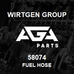 58074 Wirtgen Group FUEL HOSE | AGA Parts