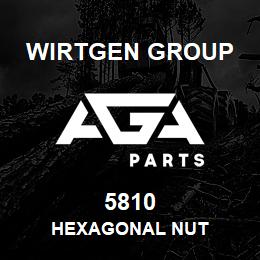 5810 Wirtgen Group HEXAGONAL NUT | AGA Parts