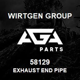 58129 Wirtgen Group EXHAUST END PIPE | AGA Parts