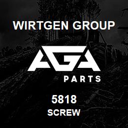 5818 Wirtgen Group SCREW | AGA Parts