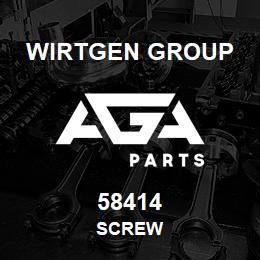 58414 Wirtgen Group SCREW | AGA Parts