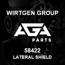 58422 Wirtgen Group LATERAL SHIELD | AGA Parts