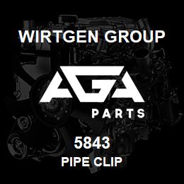 5843 Wirtgen Group PIPE CLIP | AGA Parts