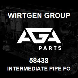 58438 Wirtgen Group INTERMEDIATE PIPE FOR EXHAUST | AGA Parts