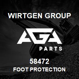 58472 Wirtgen Group FOOT PROTECTION | AGA Parts