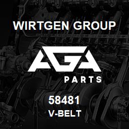 58481 Wirtgen Group V-BELT | AGA Parts