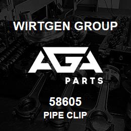 58605 Wirtgen Group PIPE CLIP | AGA Parts