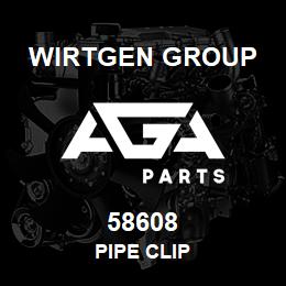 58608 Wirtgen Group PIPE CLIP | AGA Parts