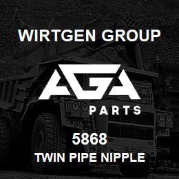 5868 Wirtgen Group TWIN PIPE NIPPLE | AGA Parts