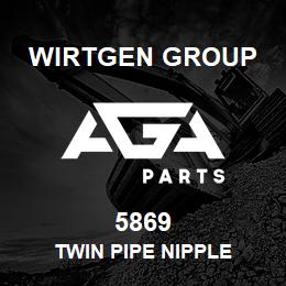 5869 Wirtgen Group TWIN PIPE NIPPLE | AGA Parts