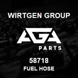 58718 Wirtgen Group FUEL HOSE | AGA Parts