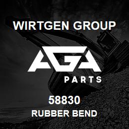 58830 Wirtgen Group RUBBER BEND | AGA Parts