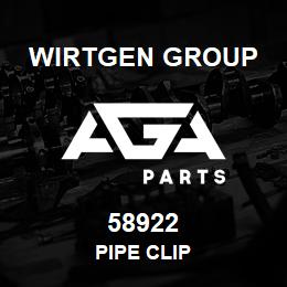 58922 Wirtgen Group PIPE CLIP | AGA Parts