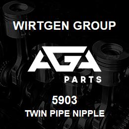 5903 Wirtgen Group TWIN PIPE NIPPLE | AGA Parts